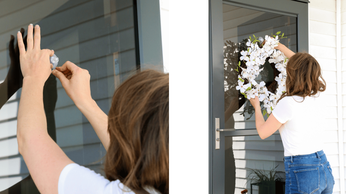 3 Ways to Hang A Wreath on a Storm Door
